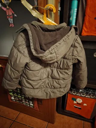 Cazadora niño/a marrón/gris