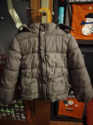 Cazadora niño/a marrón/gris