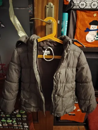 Cazadora niño/a marrón/gris