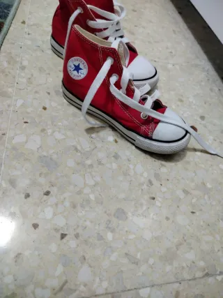✅Converse All Star Rojas Talla Infantil