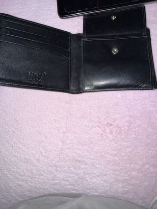 Billetera Montblanc Negra Usada