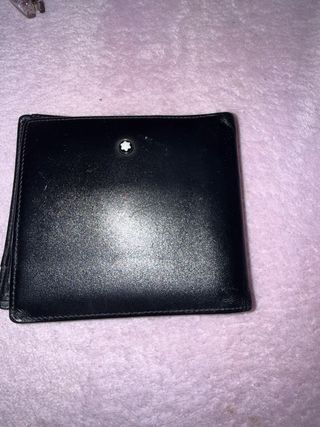 Billetera Montblanc Negra Usada