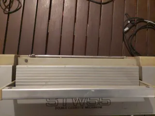 Radio Cassette Silver Doble vintage