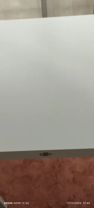 Mesa de salón abatible blanca