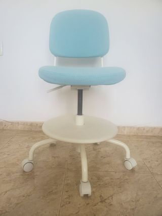 Silla Escritorio Infantil IKEA VIMUND Teal