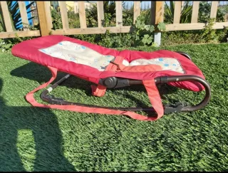 Hamaca para bebé roja