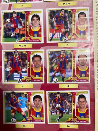 Completo Álbum Cromos La Liga BBVA 2011-12