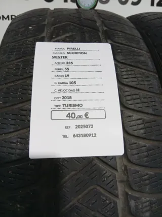 235 55 19 105H PIRELLI SCORPION WINTER