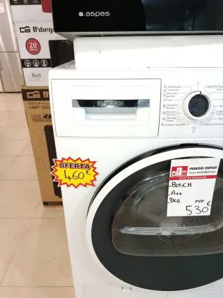 Secadora Nueva Bosch Serie 4 8kg bomba de calor.