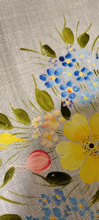 Centrotavola vetro Murano con pizzo