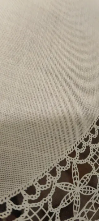 Centrotavola vetro Murano con pizzo