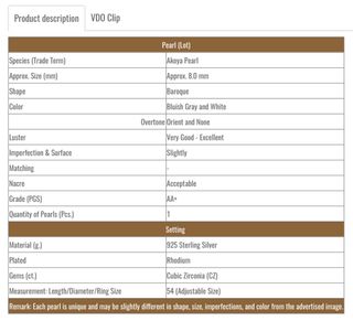 Anillo Serpiente Perla Akoya 8mm Circonitas