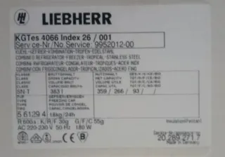 Piezas frigorífico Liebherr