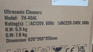 Limpiador Ultrasónico VEVOR 10L