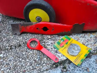 Cortacésped Eléctrico Outils Wolf Rojo/Amarillo