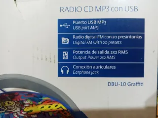 Radio CD MP3 Daewoo DBU-10 Graffiti