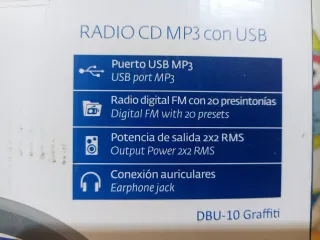 Radio CD MP3 Daewoo DBU-10 Graffiti