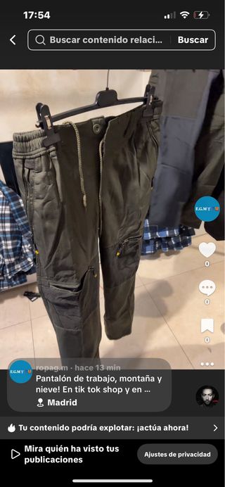 Pantalón trabajo térmico impermeable