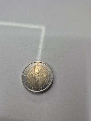 Moneda 2 Euros Don Quijote España 2005