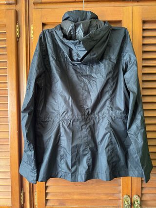Chubasquero TCM Negro con Capucha