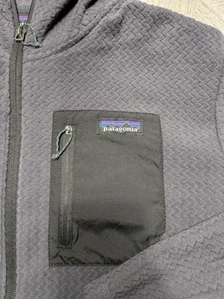 Patagonia lightweight full zip hoodie grey M