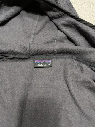 Patagonia lightweight full zip hoodie grey M