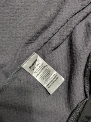 Patagonia lightweight full zip hoodie grey M
