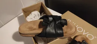 Sandali INUOVO pelle nera – Nuovi con scatola - 37