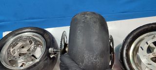 Juego 4 Ruedas Mini Moto