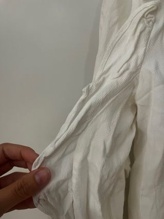 Blusa blanca Massimo Dutti Talla M