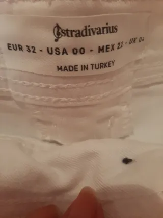 Pantalones blancos talla 32