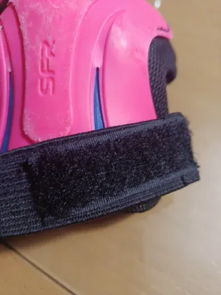 Protecciones Patinaje SFR Rosa