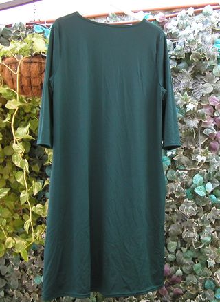Vestido evase vintage verde Talla única