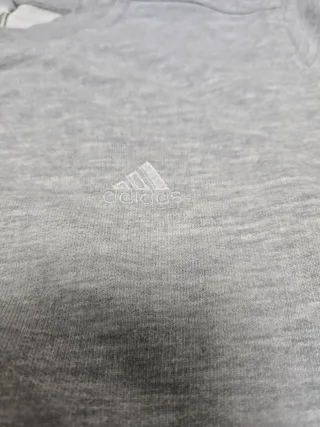 Sudadera Gris Adidas