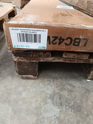 Estantería Esquinera de 4 Niveles