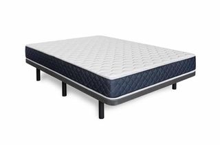 Somier tapizado con colchón