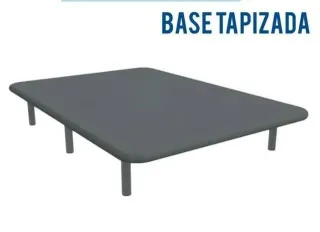 Somier tapizado con colchón