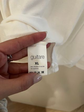 Blusa Guitare Blanca Talla XL