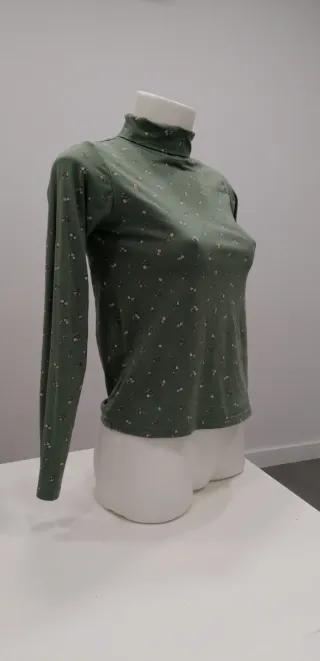 Pack 2 Camisetas Algodón Cuello Alto