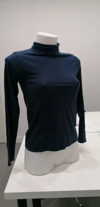 Pack 2 Camisetas Algodón Cuello Alto