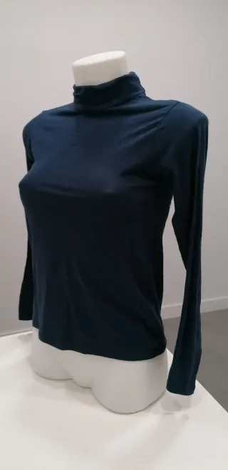 Pack 2 Camisetas Algodón Cuello Alto