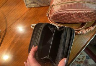 2 Bolsos/Monedero rosa acolchado