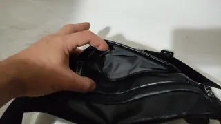 Marsupio Piquadro nero in pelle