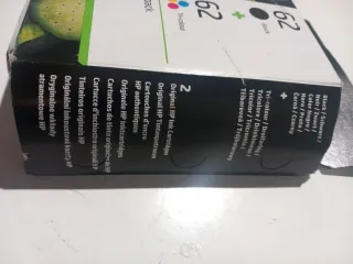 HP 62 Cartuchos Tinta Original Tricolor/Negro