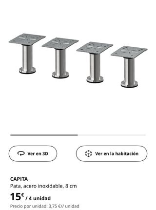 Mueble TV negro con cestas y patas