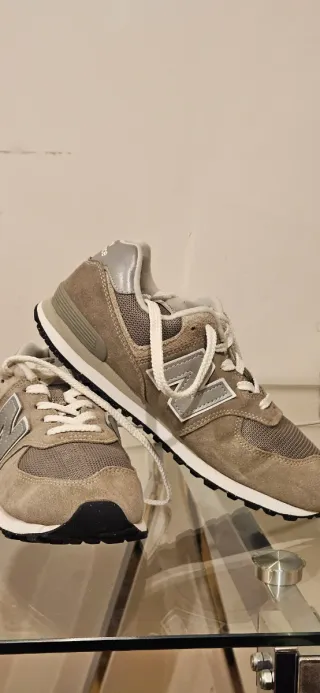 Zapatillas New Balance Talla 38 Beige/Gris