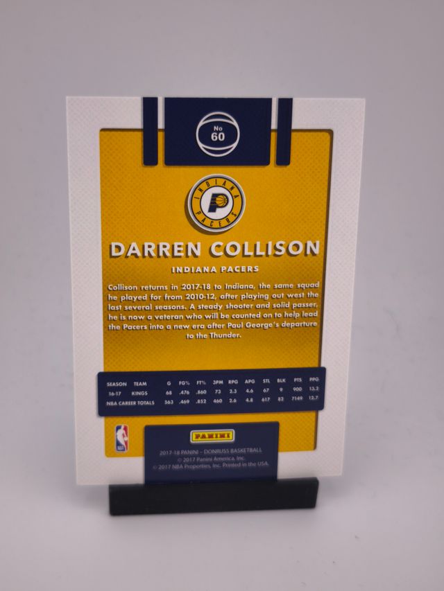 Darren Collison /49 BLUE Press Proof NBA Pacers