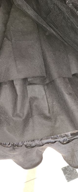 Vestido flamenco negro volantes