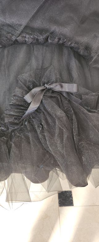 Vestido flamenco negro volantes