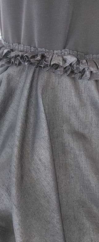 Vestido flamenco negro volantes